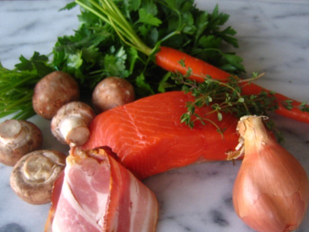 braised salmon ingredients
