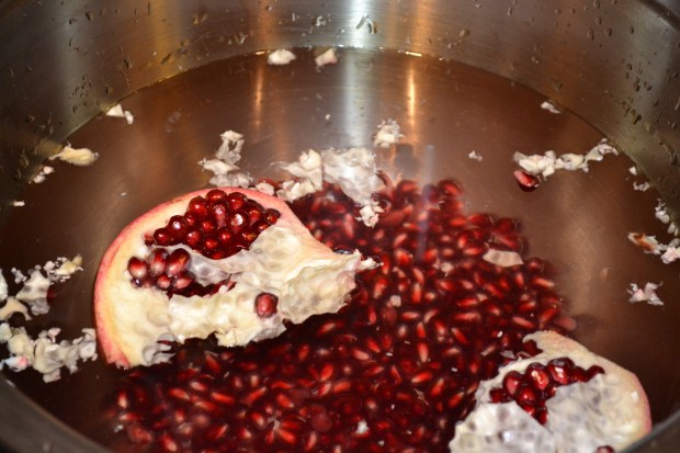 pomegranate seeds
