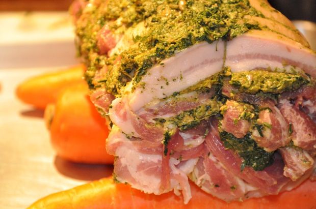 Porchetta close-up